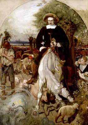 Cromwell on his Farm, Ford Madox Brown